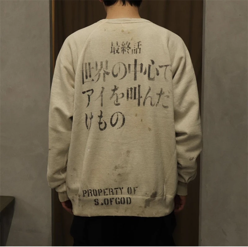 23SS высокое качество Свитшоты в стиле Сент-Майкла для мужчин и женщин, толстовка в стиле оверсайз с круглым вырезом и прорезями для портрета 
23SS высокое качество Свитшоты в стиле Сент-Майкла для мужчин и женщин, толстовка в стиле оверсайз с круглым вырезом и прорезями для портрета