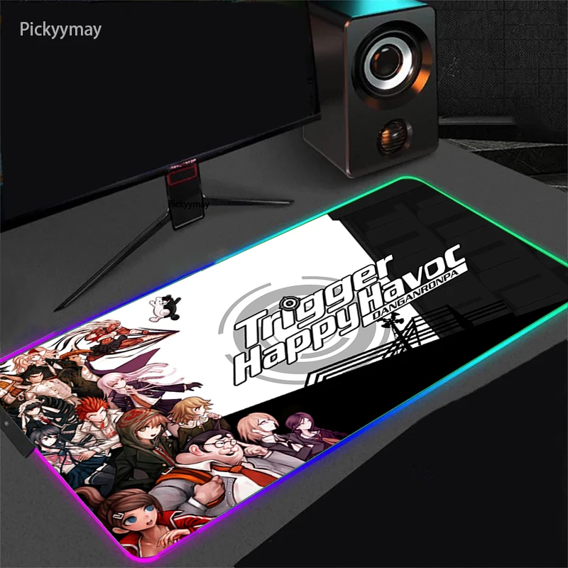 Danganronpa RGB Mouse Pad XXL Computer Keyboard Carpet Gaming Accessories LED Luminous Anime PC Gamer Deskmat Mousepad Backlit
Danganronpa RGB Mouse Pad XXL Computer Keyboard Carpet Gaming Accessories LED Luminous Anime PC Gamer Deskmat Mousepad Backlit