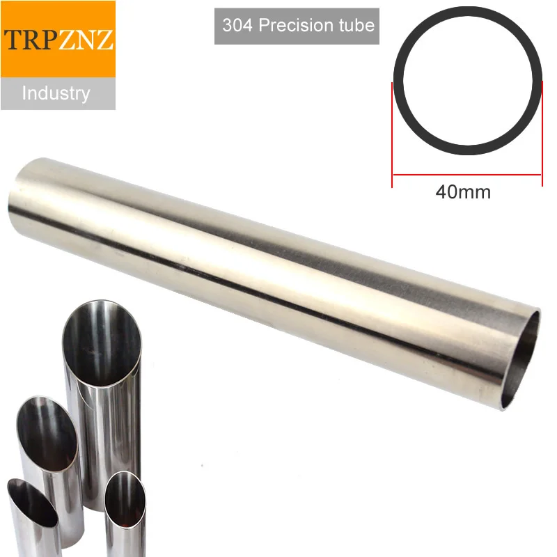 

304 Stainless steel pipe tube, sanitary grade Large diameter 40mm thin wall Internal and external polishing