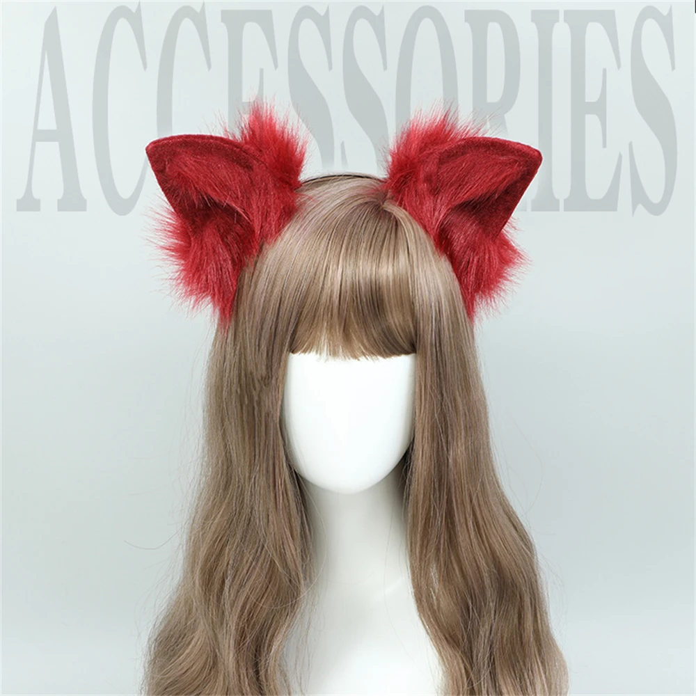 Cute Simulated Animal Ears Comic Con Party Fashion Accessories Female Japanese Red Headdress Hair Ornament Cat Ears Hair Band
Cute Simulated Animal Ears Comic Con Party Fashion Accessories Female Japanese Red Headdress Hair Ornament Cat Ears Hair Band