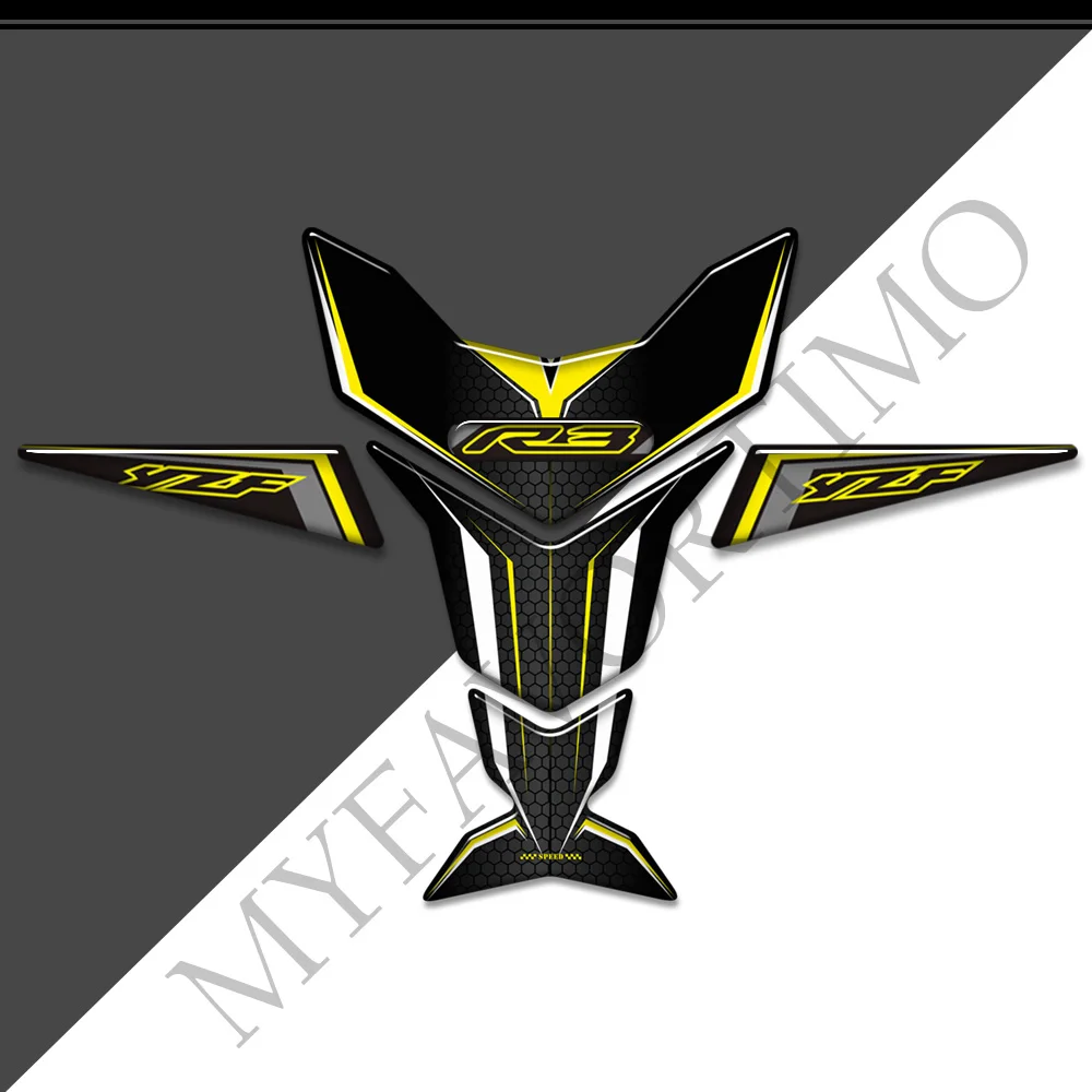 Motorcycle Protector Stickers Decals For YAMAHA YZF-R3 YZF R3 YZFR3 Emblem Badge Logo Gas Fuel Oil Kit Knee Tank Pad
Motorcycle Protector Stickers Decals For YAMAHA YZF-R3 YZF R3 YZFR3 Emblem Badge Logo Gas Fuel Oil Kit Knee Tank Pad