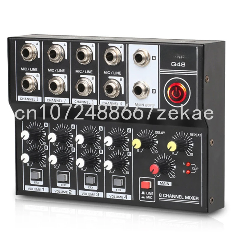 Audio Mixer Professional 8 Channel Console Dj Digital Center Mobile Interface Portable Sound Frequency Table Amplify Card Mixing
Audio Mixer Professional 8 Channel Console Dj Digital Center Mobile Interface Portable Sound Frequency Table Amplify Card Mixing
