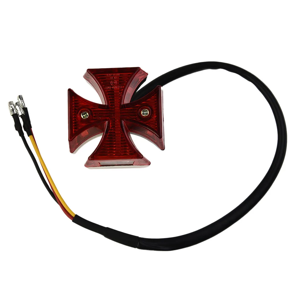 Rear License Motorcycle Tail Light Brake Running Cross LED Plate Distinctive Universal Quads Chrome Choppers DC 12V
Rear License Motorcycle Tail Light Brake Running Cross LED Plate Distinctive Universal Quads Chrome Choppers DC 12V