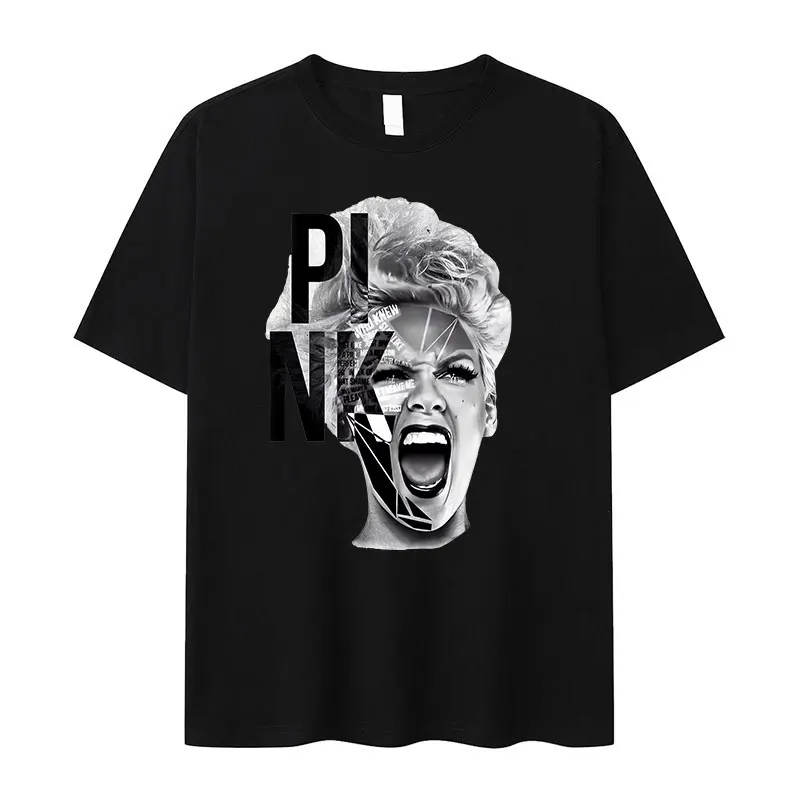 Singer P!nk Music Album Graphic T Shirt Men Women Hip Hop Vintage Short Sleeve T-shirts 100% Cotton Oversized T-shirt Streetwear
Singer P!nk Music Album Graphic T Shirt Men Women Hip Hop Vintage Short Sleeve T-shirts 100% Cotton Oversized T-shirt Streetwear