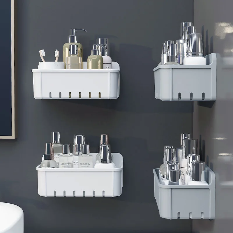 No-Drilling Plastic Bathroom Shelf Kitchen Paste Organizer Self-Stick Hanging Basket Waterproof Wall Mounted Storage Rack
No-Drilling Plastic Bathroom Shelf Kitchen Paste Organizer Self-Stick Hanging Basket Waterproof Wall Mounted Storage Rack