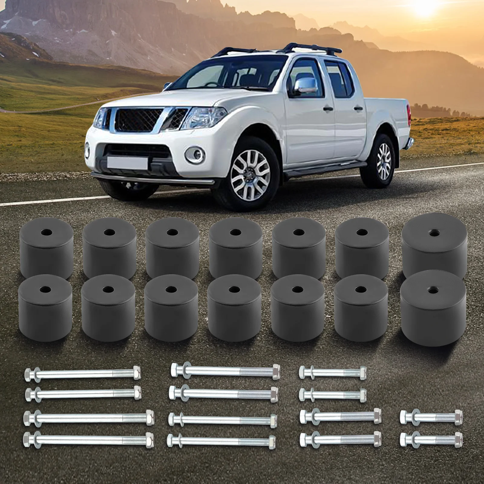 50mm Body Lift Block Bolt Kit for Nissan Navara D22 STR Dual Cab 2" d22 liftkit
50mm Body Lift Block Bolt Kit for Nissan Navara D22 STR Dual Cab 2" d22 liftkit