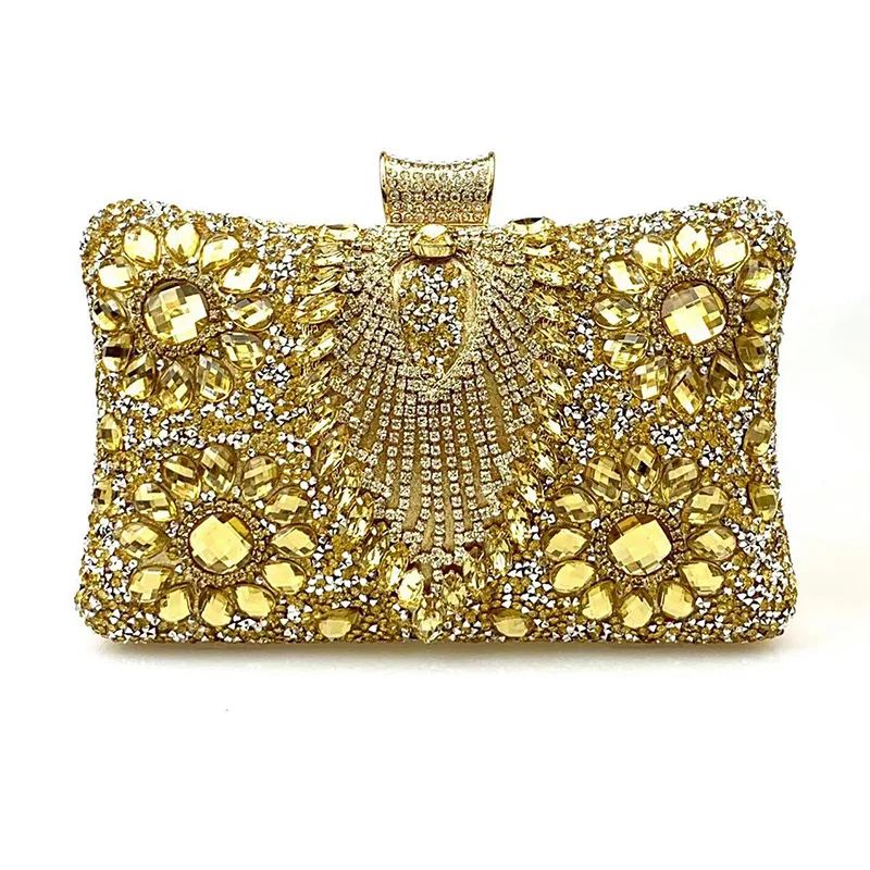 Luxury Diamond Flower Evening Bag Shiny Rhinestone Decor Banquet Bags For Women Fashion Lady Party Crossbody Chian Bags XA678H
Luxury Diamond Flower Evening Bag Shiny Rhinestone Decor Banquet Bags For Women Fashion Lady Party Crossbody Chian Bags XA678H