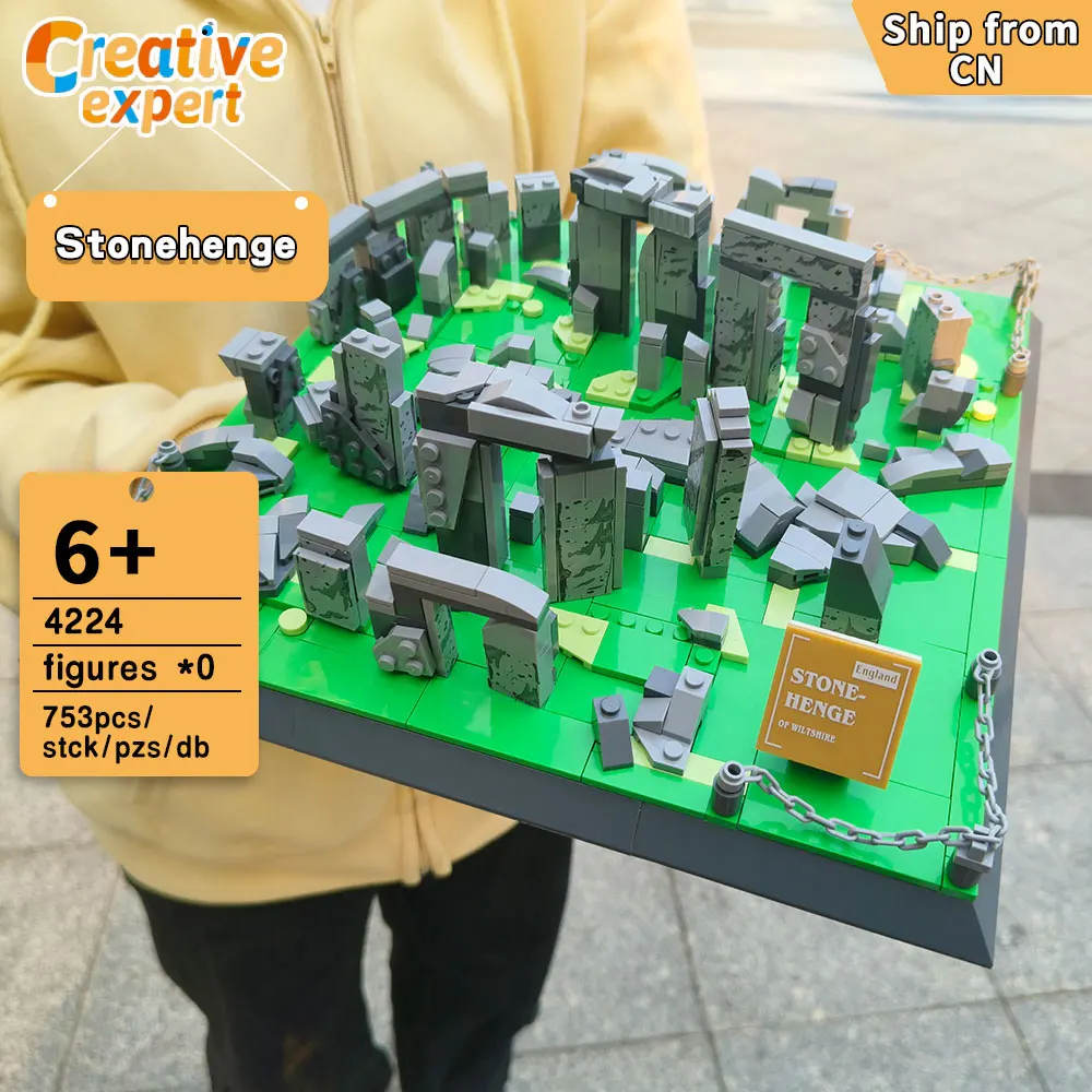 4224 идеи, архитектурные Строительные кирпичи Stonehenge, модель Moc, набор украшений, сборные кирпичи, Рождественский подарок на день рождения, игрушка, 753 шт.
4224 идеи, архитектурные Строительные кирпичи Stonehenge, модель Moc, набор украшений, сборные кирпичи, Рождественский подарок на день рождения, игрушка, 753 шт.