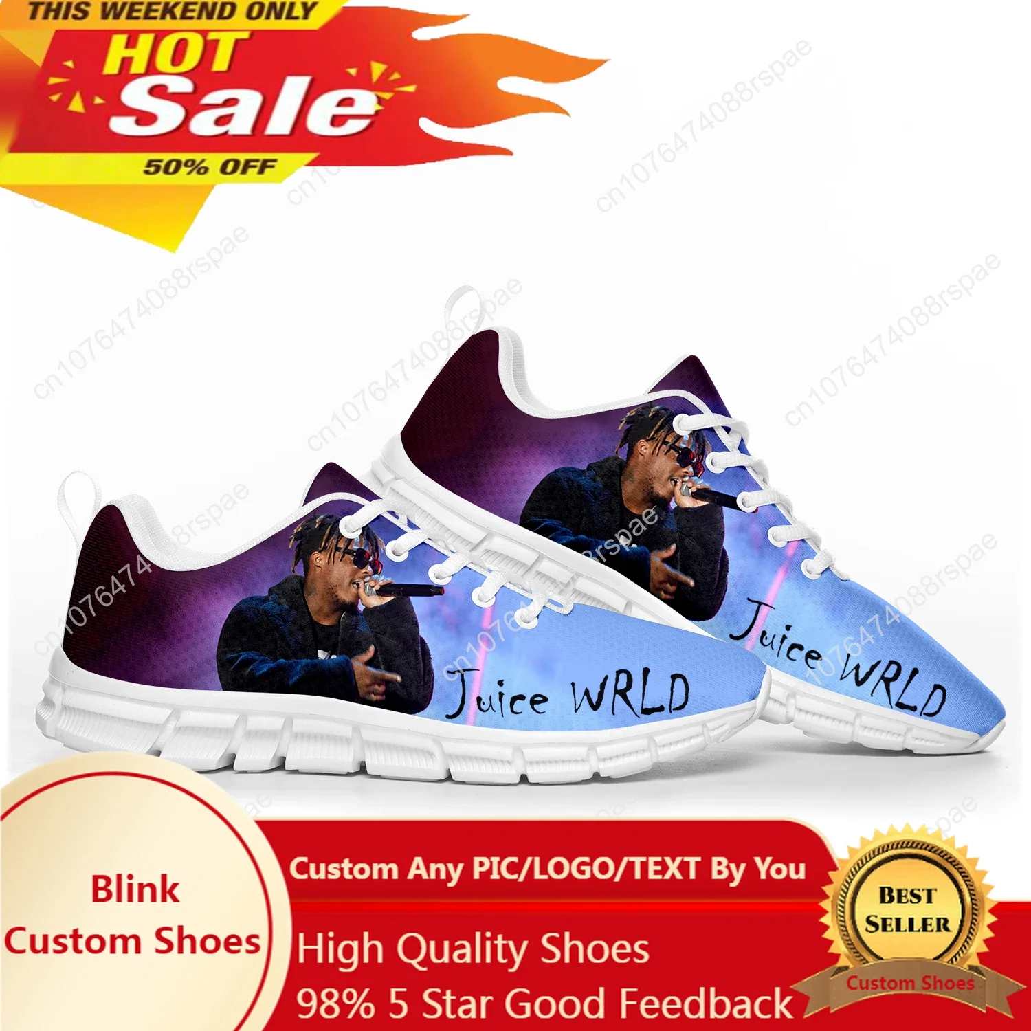 Wrld 999 Hip Hop Rapper Juice Sports Shoes Mens Womens Teenager Kids Children Sneakers Custom High Quality Couple Shoes White
Wrld 999 Hip Hop Rapper Juice Sports Shoes Mens Womens Teenager Kids Children Sneakers Custom High Quality Couple Shoes White