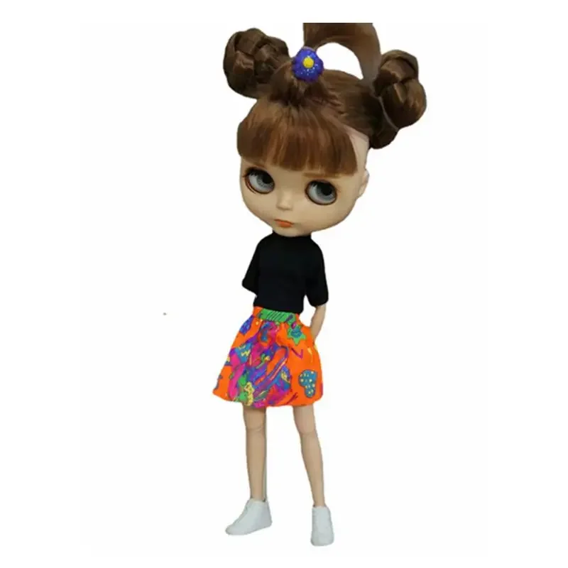 Black Shirt Top Skirt 11.5" Doll Outfit For Blyth Clothes For Blythe Doll Clothes 1/6 BJD Dolls Accessories Kids & Baby Toy Gift
Black Shirt Top Skirt 11.5" Doll Outfit For Blyth Clothes For Blythe Doll Clothes 1/6 BJD Dolls Accessories Kids & Baby Toy Gift