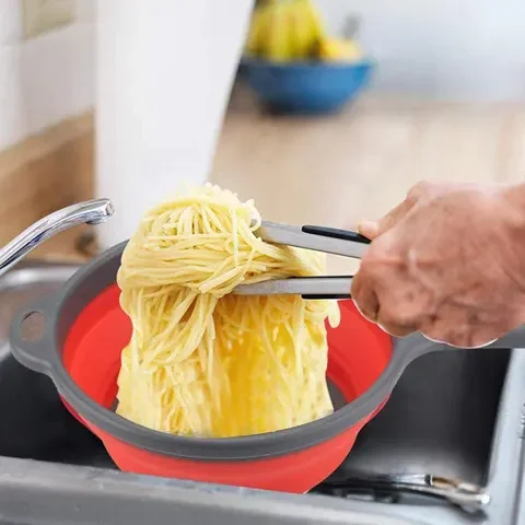 Kitchen Foldable Strainers With Handle Collapsible Vegetable Fruits Food Washing Silicone Basket Strainers Folding Filter Draini
Kitchen Foldable Strainers With Handle Collapsible Vegetable Fruits Food Washing Silicone Basket Strainers Folding Filter Draini