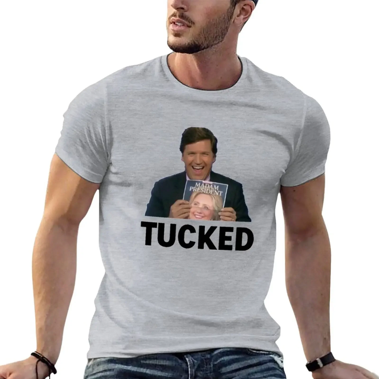 Tucker Carlson - Get Tucked, Madame President T-Shirt sublime plus size tops T-shirts for men cotton
Tucker Carlson - Get Tucked, Madame President T-Shirt sublime plus size tops T-shirts for men cotton