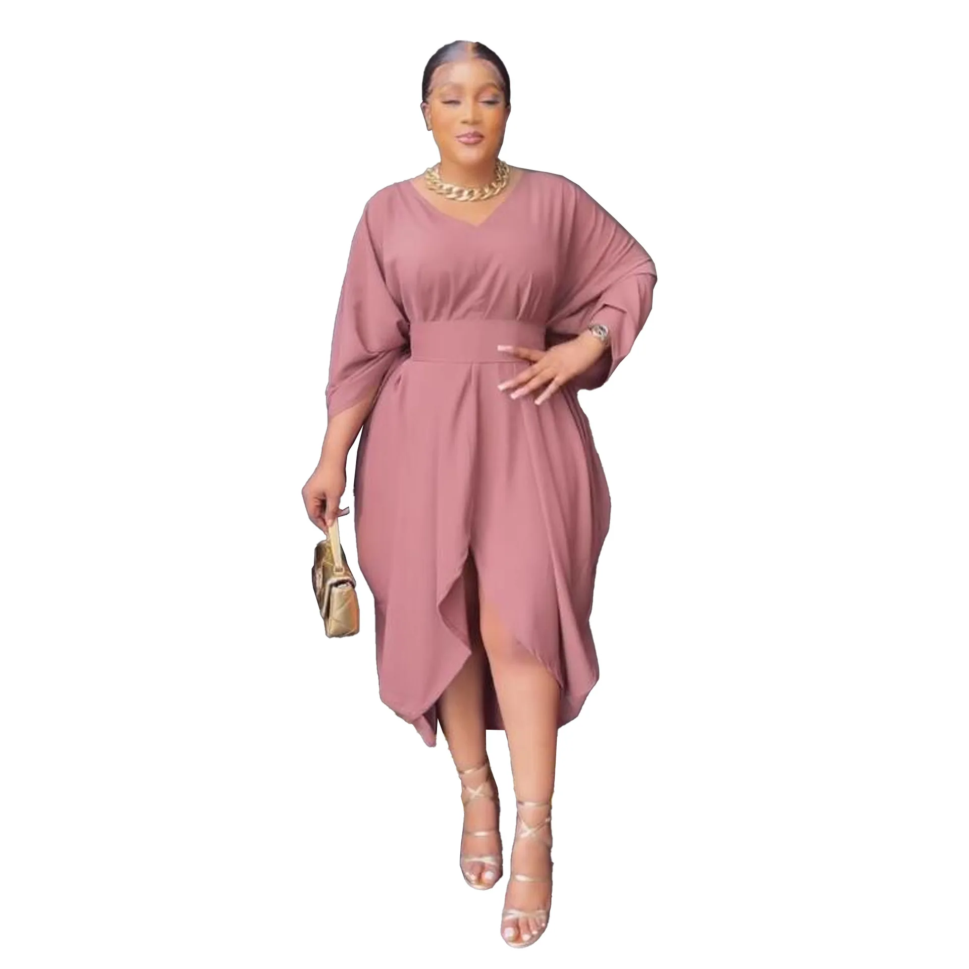 African Dress for Women Boubou Africain Femme African 3/4 Sleeve V-neck Dashiki Clothes Long Sleeve Ankara Dresses Party Dress
African Dress for Women Boubou Africain Femme African 3/4 Sleeve V-neck Dashiki Clothes Long Sleeve Ankara Dresses Party Dress