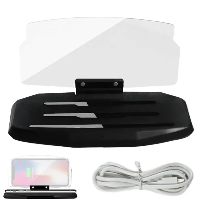 Car Heads Up Display HUD Heads Up Display For Car Adjustable Charging Stand With Wireless Charging Portable HUD Display For
Car Heads Up Display HUD Heads Up Display For Car Adjustable Charging Stand With Wireless Charging Portable HUD Display For