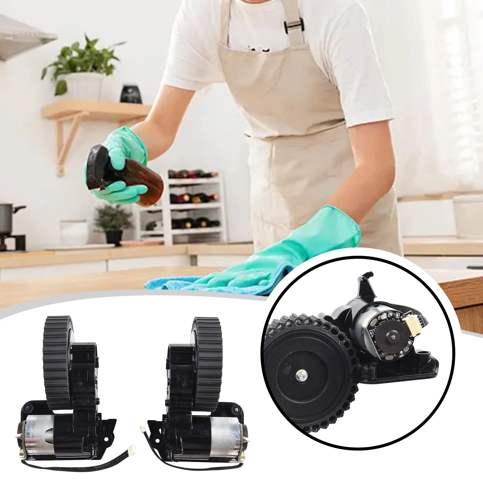 2pcs Right Left Wheel Motor For Robovac G10 30C11s For Conga 1090 950 Household Appliances Vacuum Cleaner Accessories
2pcs Right Left Wheel Motor For Robovac G10 30C11s For Conga 1090 950 Household Appliances Vacuum Cleaner Accessories