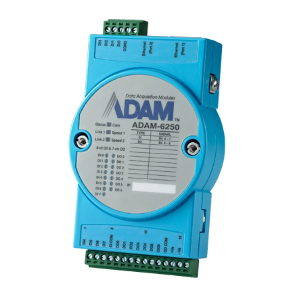 

New and Original In Stock Advantech ADAM-6250-B Remote I/O Module 15 Analog Isolated Input/Output Modbus TCP ADAM-6000 Series