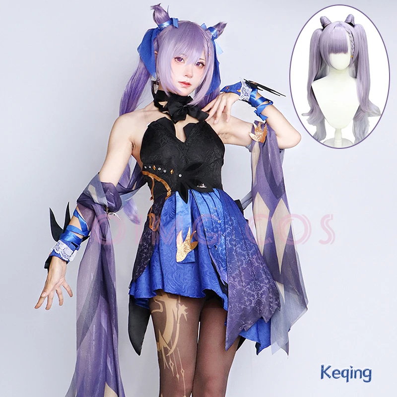 Genshin Impact Keqing Cosplay Costume Uniform Wig Anime Chinese Style Halloween Costumes Game Opulent Splendor New Skin
Genshin Impact Keqing Cosplay Costume Uniform Wig Anime Chinese Style Halloween Costumes Game Opulent Splendor New Skin