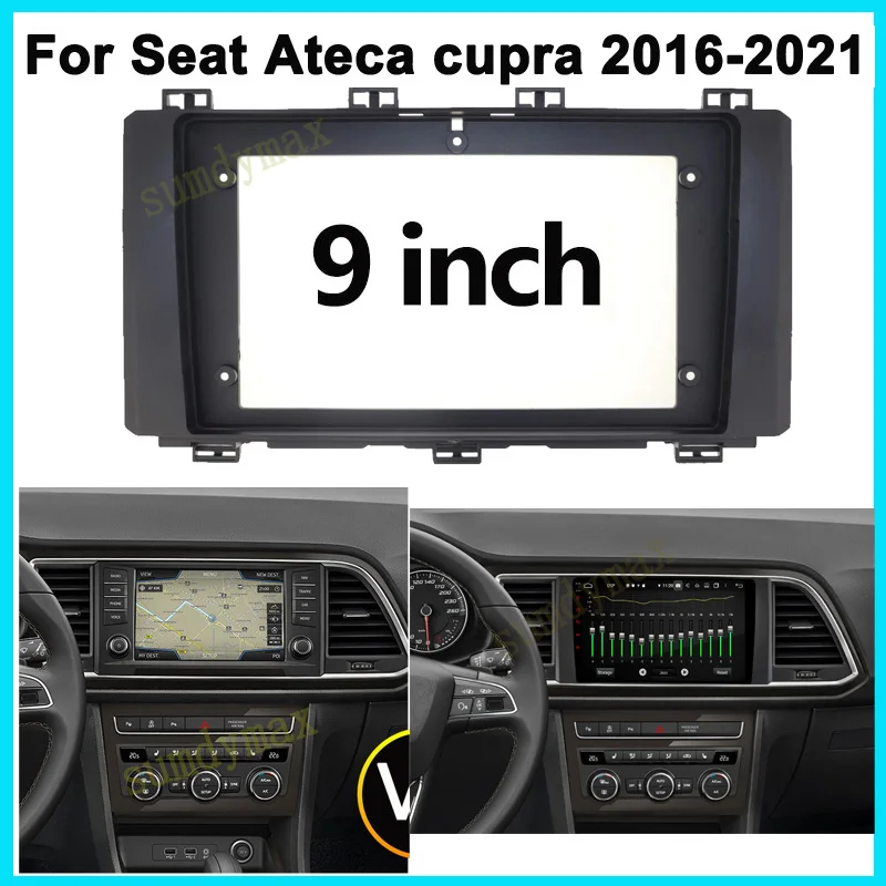 9inch 1din Car Radio Fascia For Seat Ateca Cupra 2016 2017 Double din Radio Fascia Frame Adapter CD Panel Dash Trim Bezel
9inch 1din Car Radio Fascia For Seat Ateca Cupra 2016 2017 Double din Radio Fascia Frame Adapter CD Panel Dash Trim Bezel