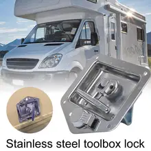 T-handle Tool Box Lock Polished Stainless Steel Anti-rust T-handle Locking Latch for RV
T-handle Tool Box Lock Polished Stainless Steel Anti-rust T-handle Locking Latch for RV