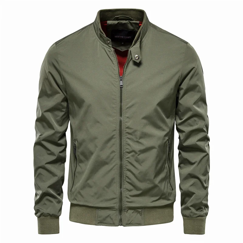 Men Spring Casual Jackets New Male Stand-up Collar Slim Jackets Fit Coats Male Autumn Streetwear Bomber Jackets Size 5XL
Men Spring Casual Jackets New Male Stand-up Collar Slim Jackets Fit Coats Male Autumn Streetwear Bomber Jackets Size 5XL
