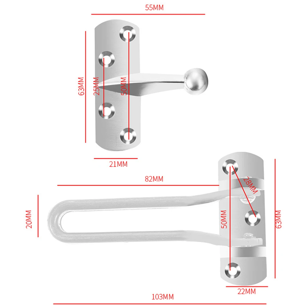 Brand New Swing Bar Lock Security Door Lock Green Bronze Red Bronze Silver Zinc Alloy Installation Is Quick And Easy
Brand New Swing Bar Lock Security Door Lock Green Bronze Red Bronze Silver Zinc Alloy Installation Is Quick And Easy