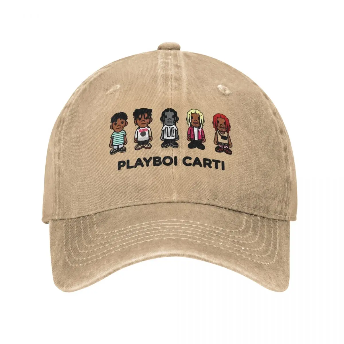 Модные бейсболки Playboi Carti для мужчин и женщин, потертые джинсовые головные уборы, хип-хоп, скейтборд, неструктурированные мягкие кепки, шапка
Модные бейсболки Playboi Carti для мужчин и женщин, потертые джинсовые головные уборы, хип-хоп, скейтборд, неструктурированные мягкие кепки, шапка