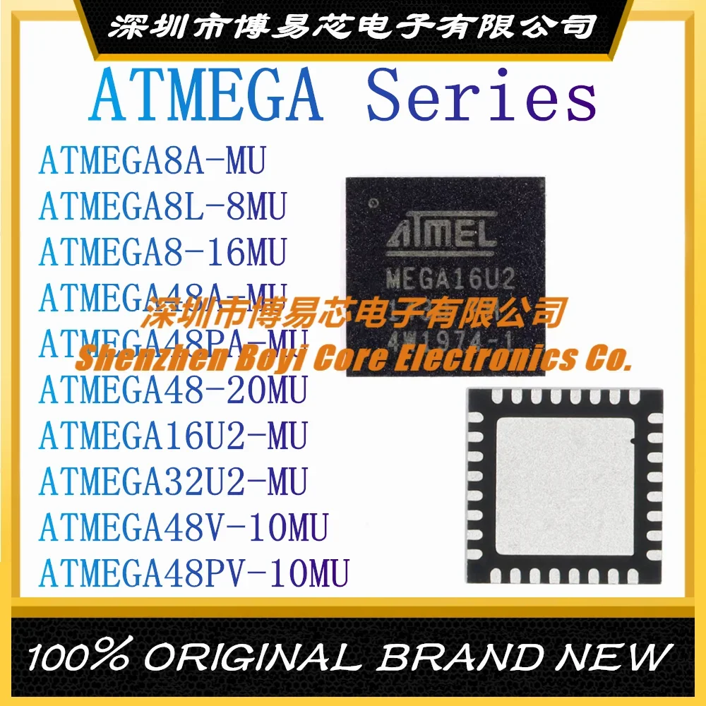 ATMEGA8A ATMEGA8L ATMEGA8 ATMEGA48A ATMEGA48PA ATMEGA48 ATMEGA16U2 ATMEGA32U2 ATMEGA48V ATMEGA48PV-10MU MU 16MU 8MU MCU QFN 32
ATMEGA8A ATMEGA8L ATMEGA8 ATMEGA48A ATMEGA48PA ATMEGA48 ATMEGA16U2 ATMEGA32U2 ATMEGA48V ATMEGA48PV-10MU MU 16MU 8MU MCU QFN 32