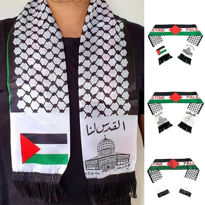 Aerlxemrbrae Palestine flag Custom Scarf palestine national day 14*130cm Scarf Printing Satin Palestinian Flag Scarf
Aerlxemrbrae Palestine flag Custom Scarf palestine national day 14*130cm Scarf Printing Satin Palestinian Flag Scarf