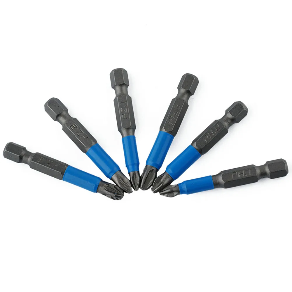 6Pcs Non-slip Screwdriver Bit Set 50mm Length PH1/PH2/PH3/PZ1/PZ2/PZ3+1Pcs Alloy Steel Magnetic Ring Screwdriver Bit Kit
6Pcs Non-slip Screwdriver Bit Set 50mm Length PH1/PH2/PH3/PZ1/PZ2/PZ3+1Pcs Alloy Steel Magnetic Ring Screwdriver Bit Kit