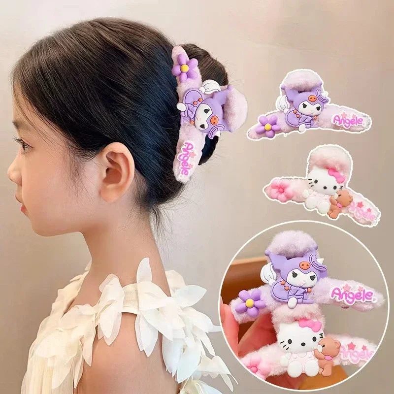 Sanrio Hello Kitty Kuromi Children Cute Plush Hair Clips My Melody Anime Girls Hair Shark Clip 2023 New Cartoon Hair Accessories
Sanrio Hello Kitty Kuromi Children Cute Plush Hair Clips My Melody Anime Girls Hair Shark Clip 2023 New Cartoon Hair Accessories