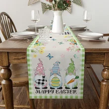 St. Patrick's Day Table Runner Cotton and Linen for Easter Eggs Bunny Table Cloth Runners Dining Home Kitchen Decor-Gnome Elves
St. Patrick's Day Table Runner Cotton and Linen for Easter Eggs Bunny Table Cloth Runners Dining Home Kitchen Decor-Gnome Elves