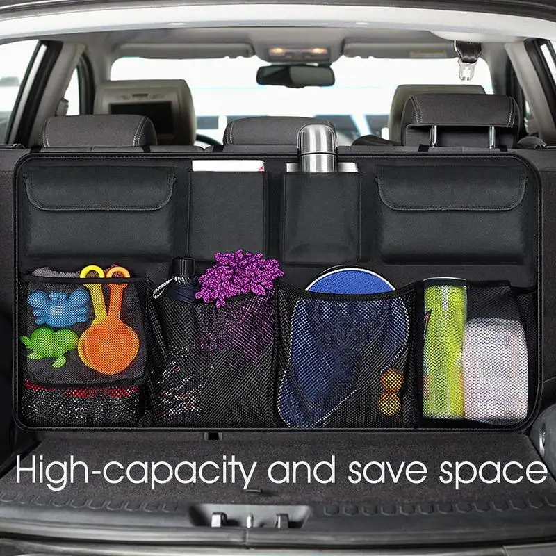 Car Back Seat Trunk Organizer Rear Seat Back Net Mesh Cargo Storage Bag Stowing Tidying Travel Bag Storage Bag Organizer Trunk
Car Back Seat Trunk Organizer Rear Seat Back Net Mesh Cargo Storage Bag Stowing Tidying Travel Bag Storage Bag Organizer Trunk