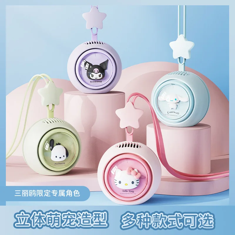 Sanrio Hello Kitty Y2K Neck Small Fan Kawaii Anime Kuromi Cinnamoroll Charging Fan Cartoon Cute Students Children's Day Gift
Sanrio Hello Kitty Y2K Neck Small Fan Kawaii Anime Kuromi Cinnamoroll Charging Fan Cartoon Cute Students Children's Day Gift