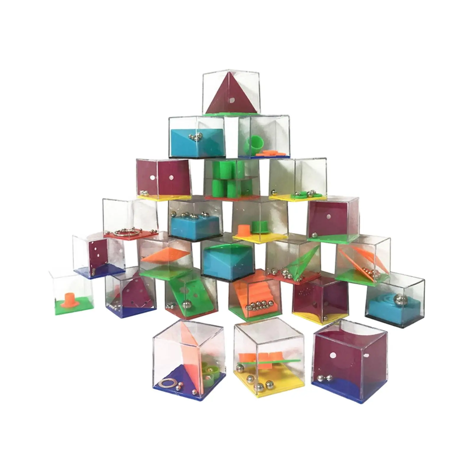 24Pcs Maze Game Puzzle Box Set Gift Supplies Prize Box Toy Fidget Puzzle Box with Steel Ball for Teens Adults Children
24Pcs Maze Game Puzzle Box Set Gift Supplies Prize Box Toy Fidget Puzzle Box with Steel Ball for Teens Adults Children