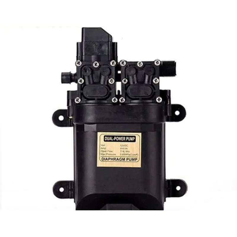Powerful dual water pump DC 12V 120W high pressure self-priming diaphragm water pump with lawn automatic pressure switch
Powerful dual water pump DC 12V 120W high pressure self-priming diaphragm water pump with lawn automatic pressure switch