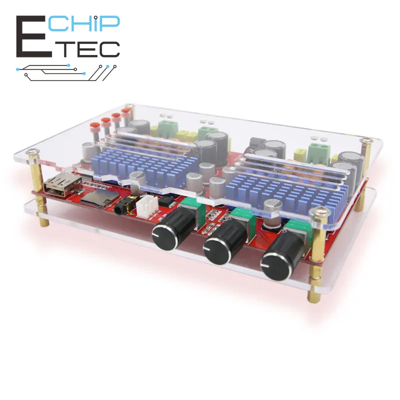XH-M5602 * 60W+100W high-power TPA3116D2 Bluetooth 2.1 digital power amplifier board supports USB drive TF card AUX 3P port
XH-M5602 * 60W+100W high-power TPA3116D2 Bluetooth 2.1 digital power amplifier board supports USB drive TF card AUX 3P port
