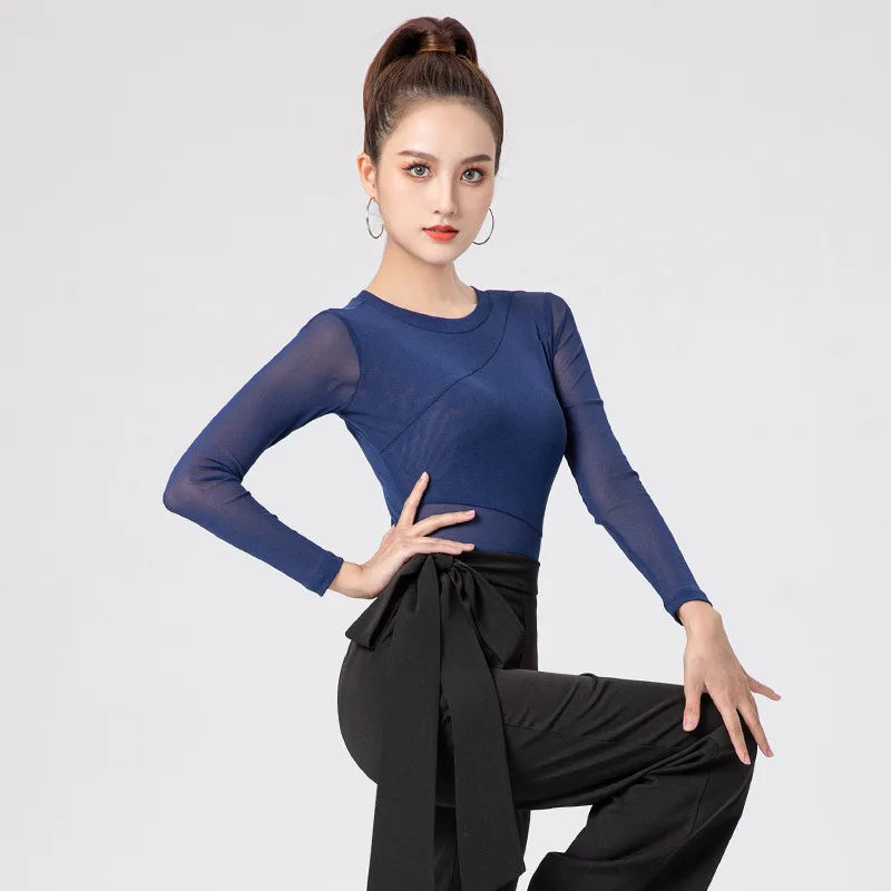 Latin dance dress coat female adult national standard modern conjoined professional body training latin top
Latin dance dress coat female adult national standard modern conjoined professional body training latin top