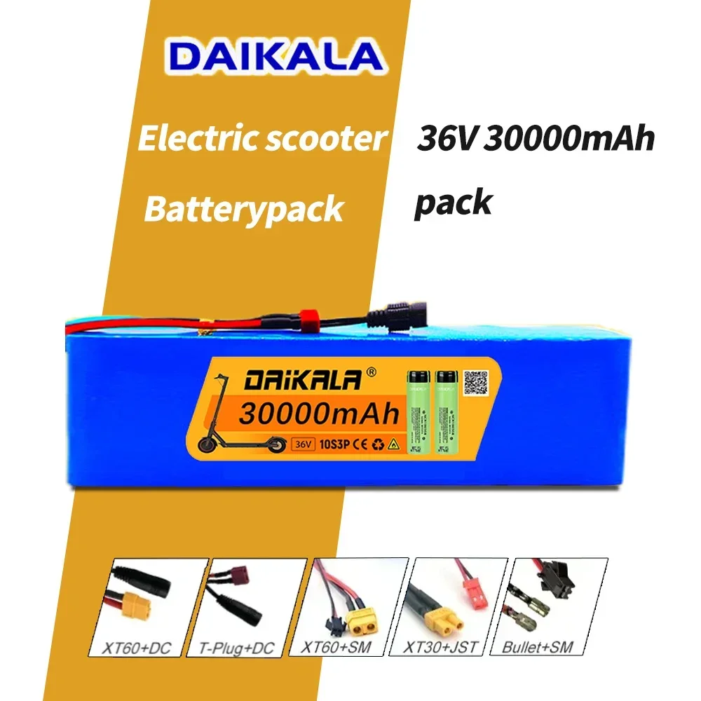 DaiKaLa Li-ion battery pack 10S3P 36V 18650 for Xiaomi electric scooters, motorcycles and bicycles
DaiKaLa Li-ion battery pack 10S3P 36V 18650 for Xiaomi electric scooters, motorcycles and bicycles