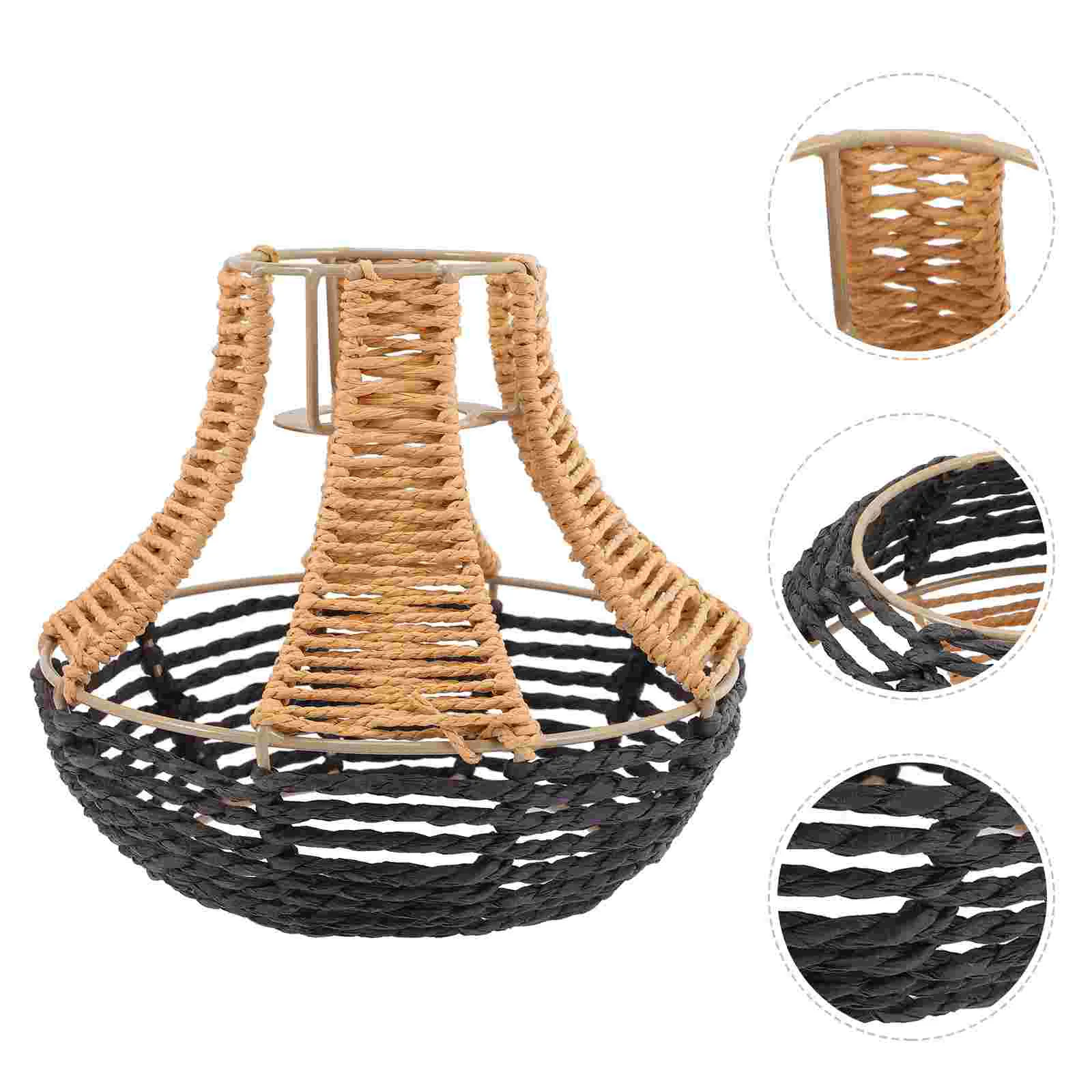 Lamp Shade Retro Decor Vintage Imitation Rattan Pendant Christmas Hanging Paper Rope
Lamp Shade Retro Decor Vintage Imitation Rattan Pendant Christmas Hanging Paper Rope