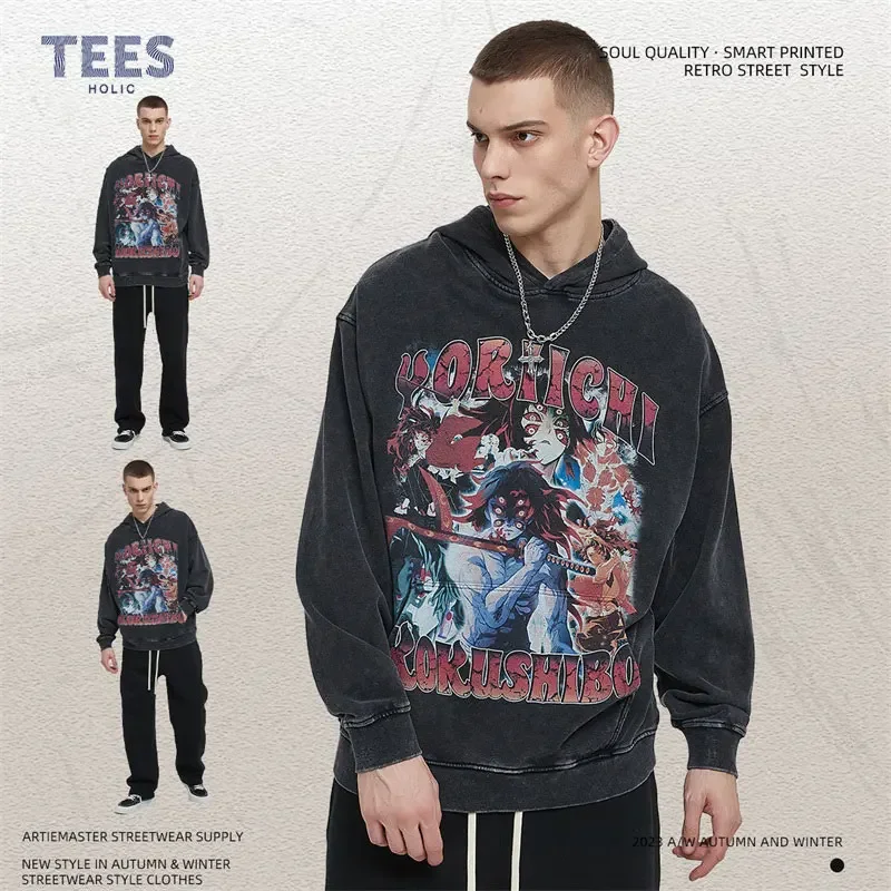 Толстовка Kokushibo в стиле оверсайз, винтажные толстовки с капюшоном в стиле аниме Kimetsu No Yaiba, пуловер, уличная одежда, толстовки с принтом манга, 100% хлопок
Толстовка Kokushibo в стиле оверсайз, винтажные толстовки с капюшоном в стиле аниме Kimetsu No Yaiba, пуловер, уличная одежда, толстовки с принтом манга, 100% хлопок