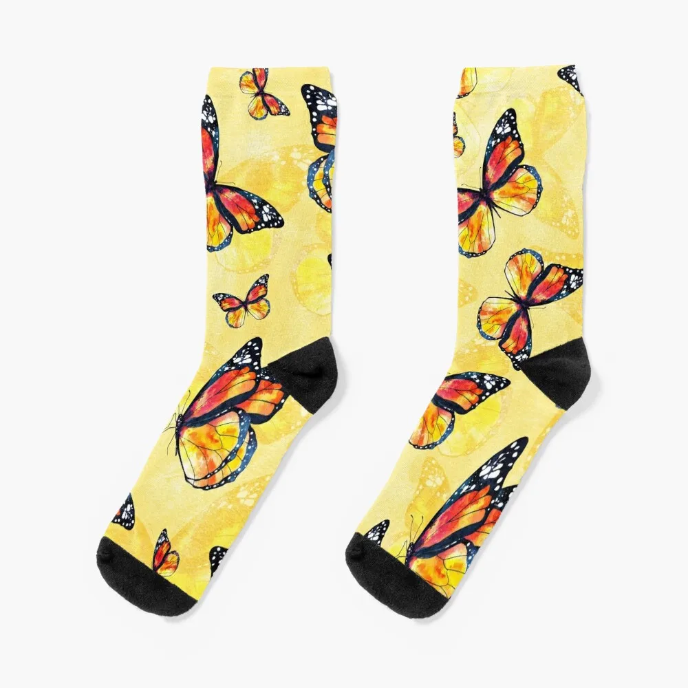 Butterflies pattern 9 Socks Running Soccer Socks Female Men's 
Butterflies pattern 9 Socks Running Soccer Socks Female Men's