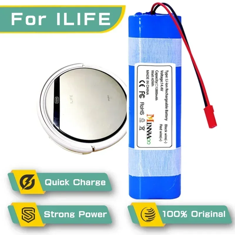Original For ILIFE V3 plus v5s pro v5spro X750 v3s pro 14.8V 12800mAh Rechargeable Battery Robotic Cleaner accessories parts
Original For ILIFE V3 plus v5s pro v5spro X750 v3s pro 14.8V 12800mAh Rechargeable Battery Robotic Cleaner accessories parts