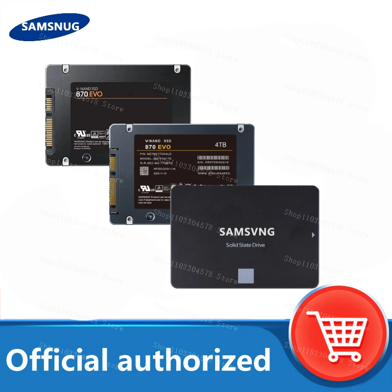 Original 4TB 2.5 Inch Solid State Disk Ssd 870 Evo 500gb 1tb 2tb Internal Hdd Hard Drive Sata3 Laptop Desktop Pc Mlc Disco Duro
Original 4TB 2.5 Inch Solid State Disk Ssd 870 Evo 500gb 1tb 2tb Internal Hdd Hard Drive Sata3 Laptop Desktop Pc Mlc Disco Duro