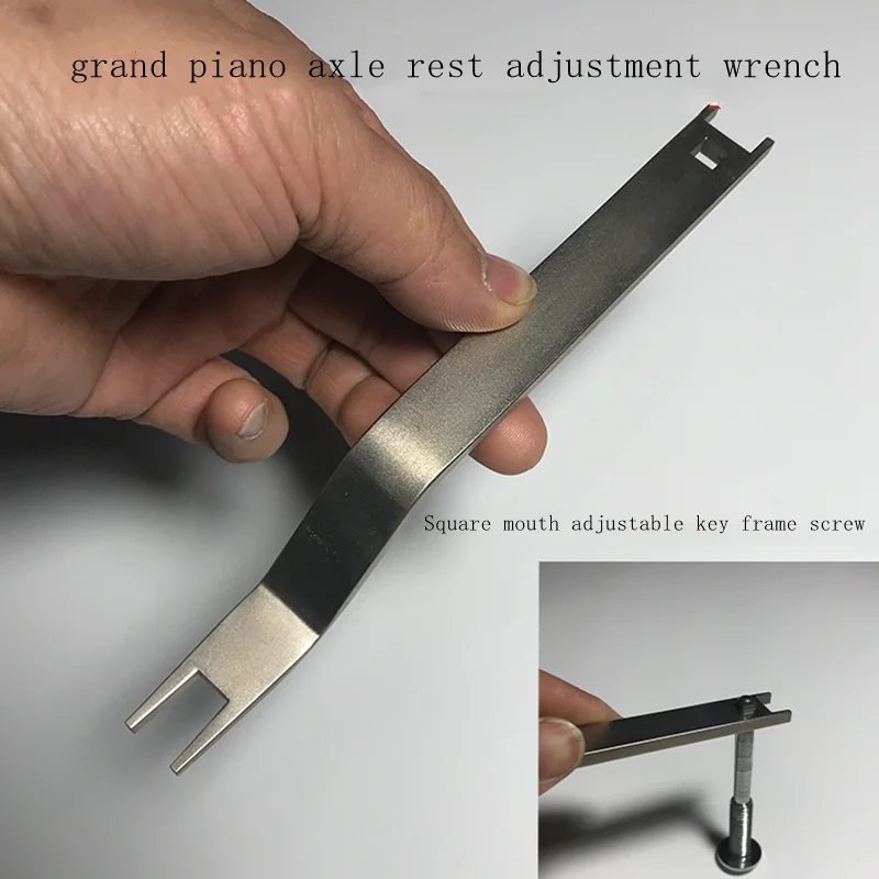 High quality, piano tuning, repair tool, grand piano axle frame adjustment wrench, square mouth adjustable key frame screw.
High quality, piano tuning, repair tool, grand piano axle frame adjustment wrench, square mouth adjustable key frame screw.