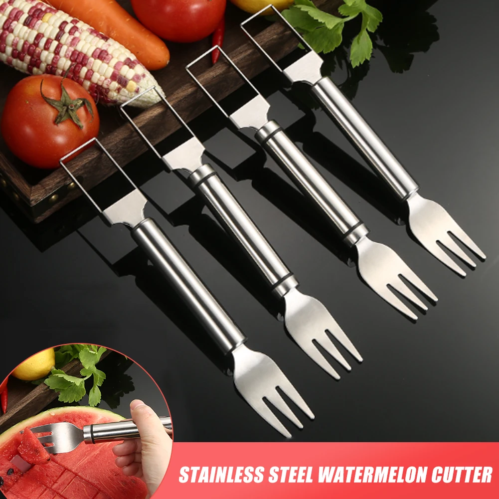 New Watermelon Cutter Slicer Tool Fork 2 In 1 Stainless Steel Watermelon Fruit Slicer Fruit Salad Knife Fork Tool Kitchen Gadget
New Watermelon Cutter Slicer Tool Fork 2 In 1 Stainless Steel Watermelon Fruit Slicer Fruit Salad Knife Fork Tool Kitchen Gadget