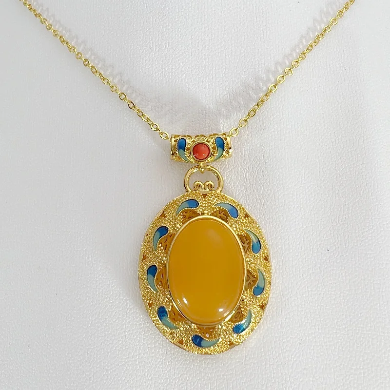 Amber Beeswax Oval Egg Pendant Necklace Female Engagement Accessories Tide 925 Sterling Silver Clavicle Necklace Women Jewelry 25 Mallzona Se83b2a9940ce48549fd14c3639623448m Amber Beeswax Oval Egg Pendant Necklace Female Engagement Accessories Tide 925 Sterling Silver Clavicle Necklace Women Jewelry Mallzona