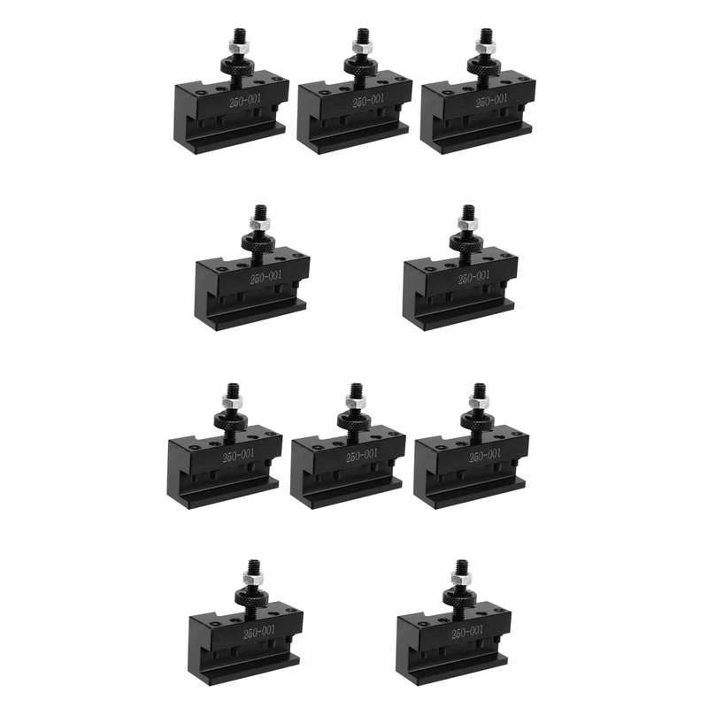 10Pcs Quick Change Turning And Facing Lathe Tool Holder Bracket 250-001CNC Tool POST
10Pcs Quick Change Turning And Facing Lathe Tool Holder Bracket 250-001CNC Tool POST