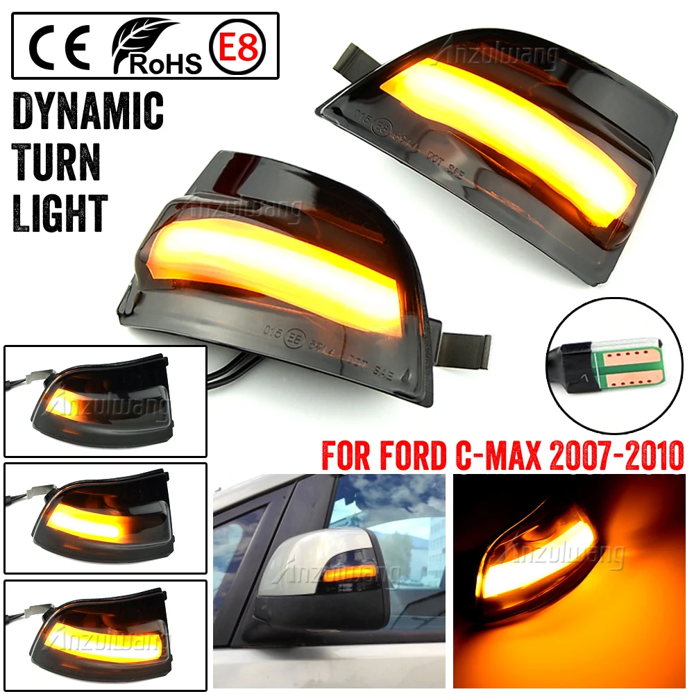 Dynamic Blinker Turn Signal LED Fit for Ford Focus 2 MK2 C-MAX 2003-2008 for Ford C-MAX 2007-2010 arrow light
Dynamic Blinker Turn Signal LED Fit for Ford Focus 2 MK2 C-MAX 2003-2008 for Ford C-MAX 2007-2010 arrow light