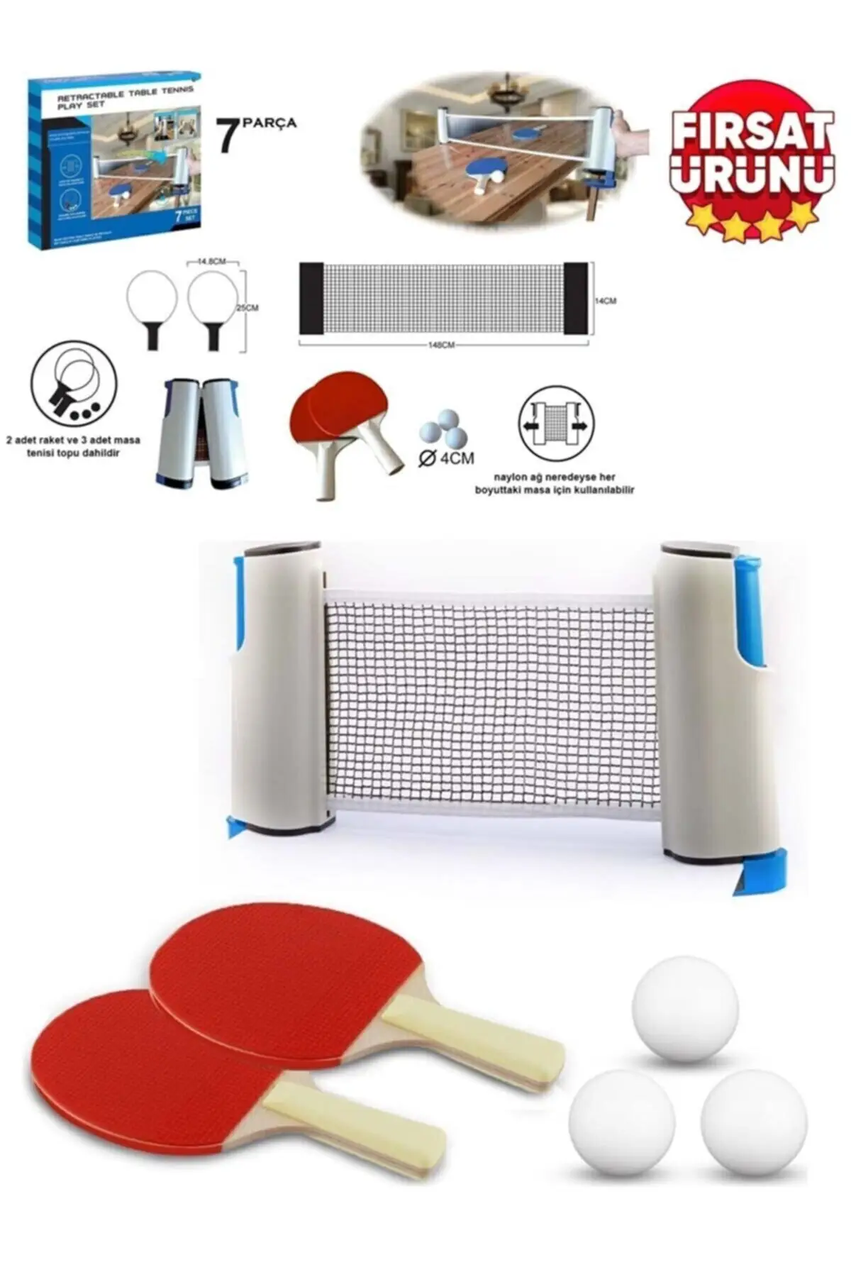 Pop-Up Table Tennis Mesh 2 Pieces Racquet 3 Ball Set Set Tennis Equipment & Accessories Sports Outdoor
Pop-Up Table Tennis Mesh 2 Pieces Racquet 3 Ball Set Set Tennis Equipment & Accessories Sports Outdoor