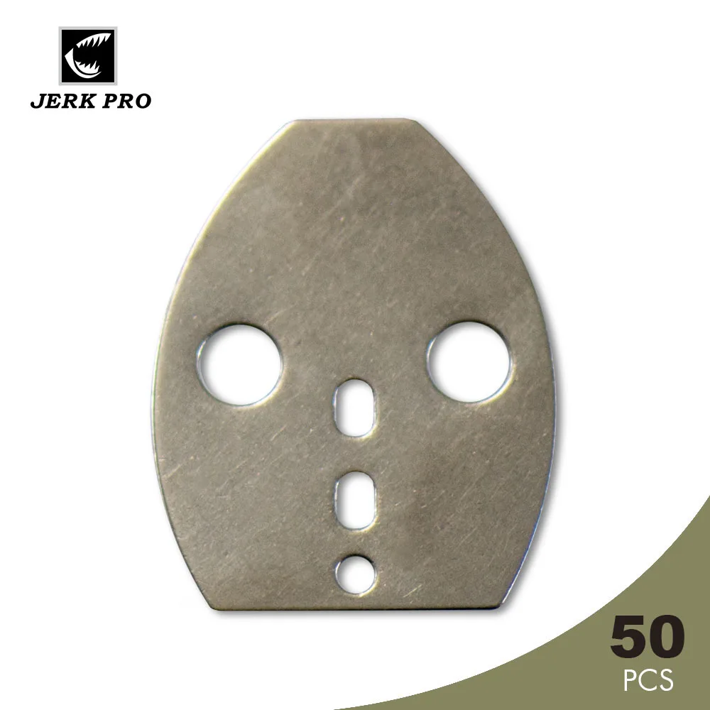 JERK PRO 50PCS Stainless Steel Shakee Blades Turbo Making Swim Jigs Fishing Lures Accessories Angler's Tackle Craft
JERK PRO 50PCS Stainless Steel Shakee Blades Turbo Making Swim Jigs Fishing Lures Accessories Angler's Tackle Craft